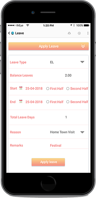 Leave Management System India | Leave Management App - ResolveIndia
